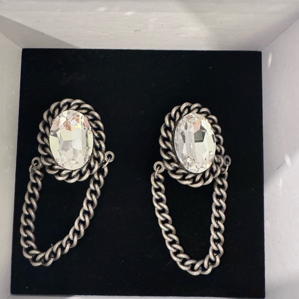 Alessandra Rich clip on earrings